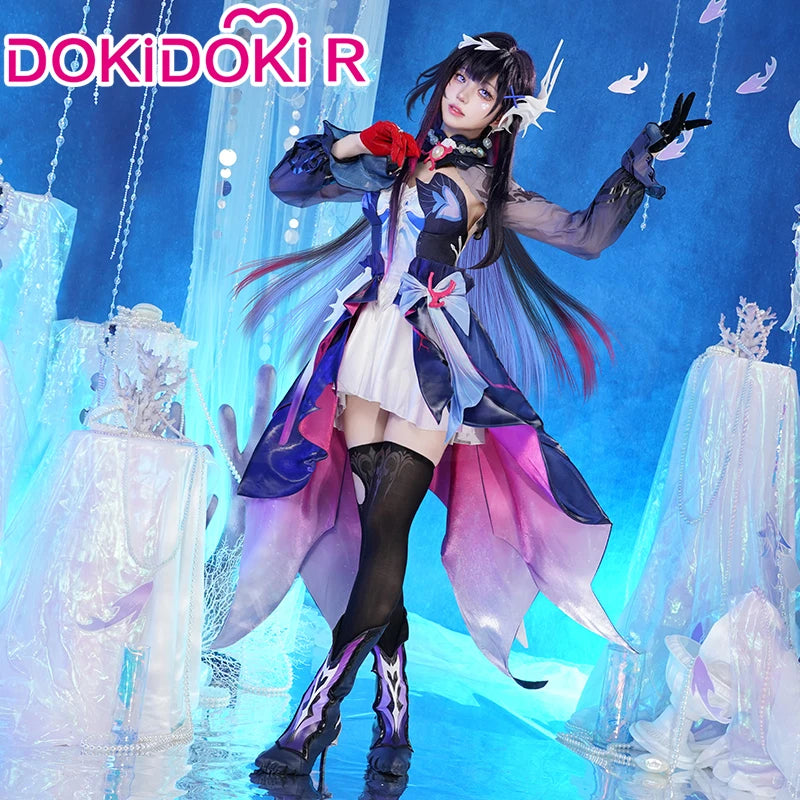 Hysilens Cosplay Costume Game Honkai: Star Rail DokiDoki-R HSR Women Dress Hysilens Helektra Cosplay Costume