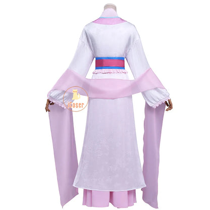 Anime The Apothecary Diaries Lishu Cosplay Costume Dress Hanfu Earrings Headwear Kusuriya No Hitorigoto Halloween Party iCoser