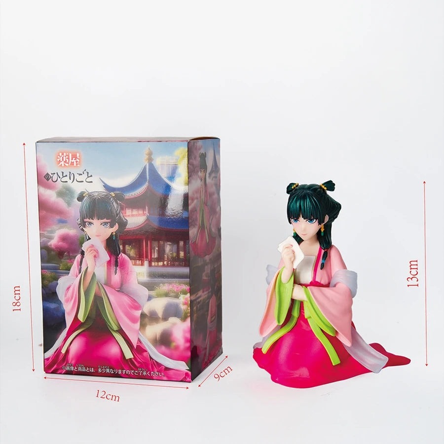 21cm Kusuriya no Hitorigoto Anime Figure Cloak Maomao Action Figure Cute Jinshi Figurine Room Decoration PVC Collection Toys