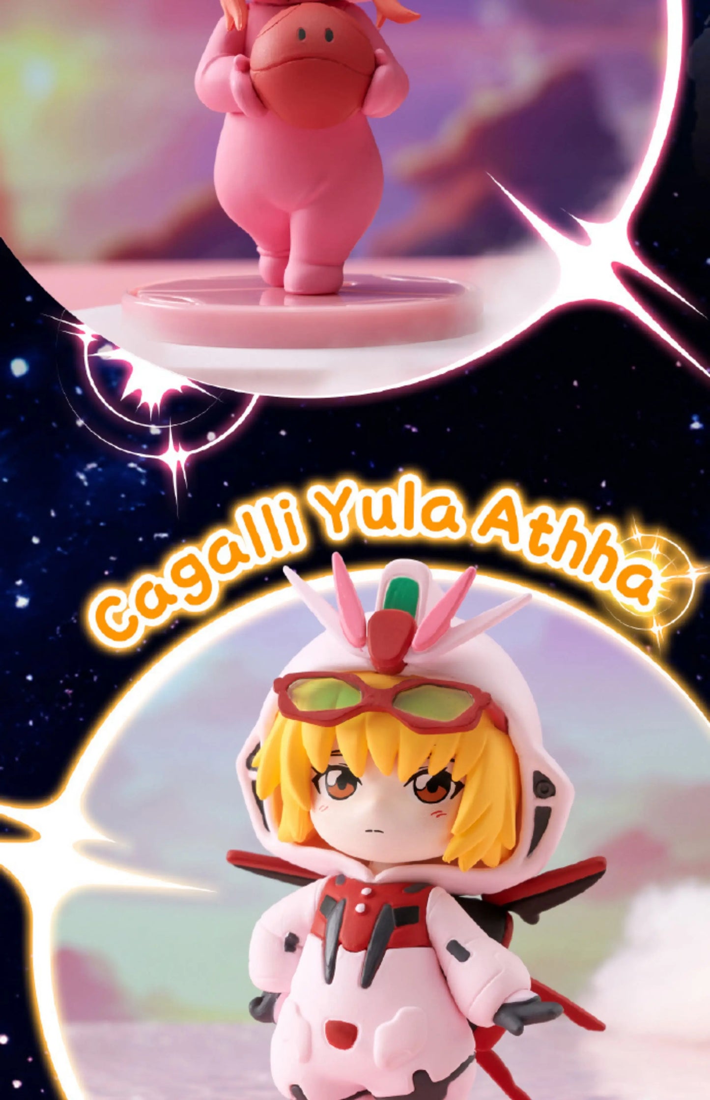 Original Bandai Pajamars Series Mobile Suit Gundam Seed Destiny Blind Box Athrun Zala Toy Cagalli Yula Athha Mystery Box Model