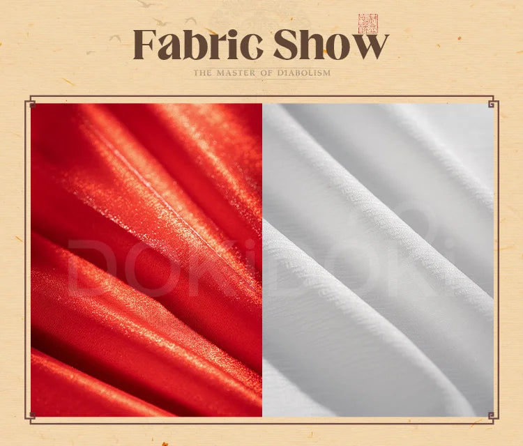 【Official】IN STOCK Wei Wuxian Cosplay Costume Anime Mo Dao Zhu Shi DokiDoki-SR Men Costume Wei Wu Xian Lan Wangji Halloween