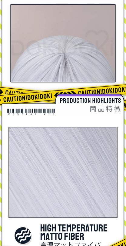 Yoisakii Kanadee Cosplay Costume Game DokiDoki-R Cosplay Women Cute Dress Cosplay Kanadee Bag Earphones Halloween Wig