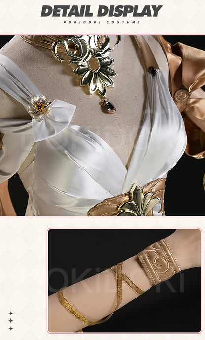 IN STOCK Aglaea Cosplay Costume Game Honkai: Star Rail【XS-3XL】DokiDoki-N HSR Women Halloween Dress Amphoreus Aglaea Plus Size