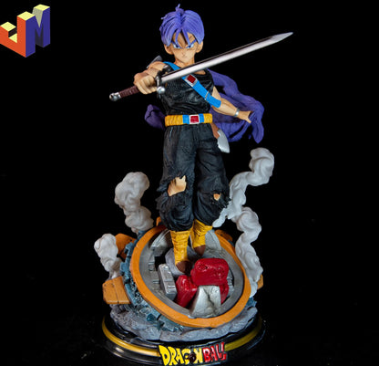 Dragon Ball Z Figures Trunks Gk Action Figure Super Saivcyan P Model Statue Doll Collection Decoration Toys Gift Ornaments