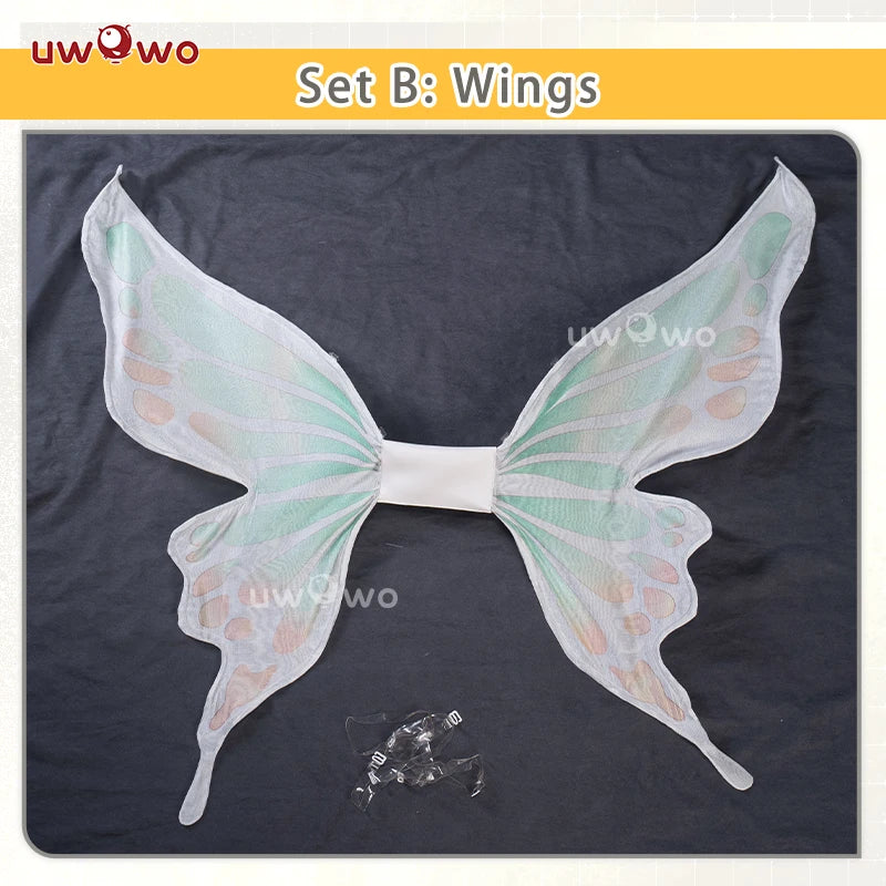 IN STOCK UWOWO Firefly Cosplay Game Honkai Star Rail Fanart Firefly Fairy Princess Cosplay Costume Halloween Costume