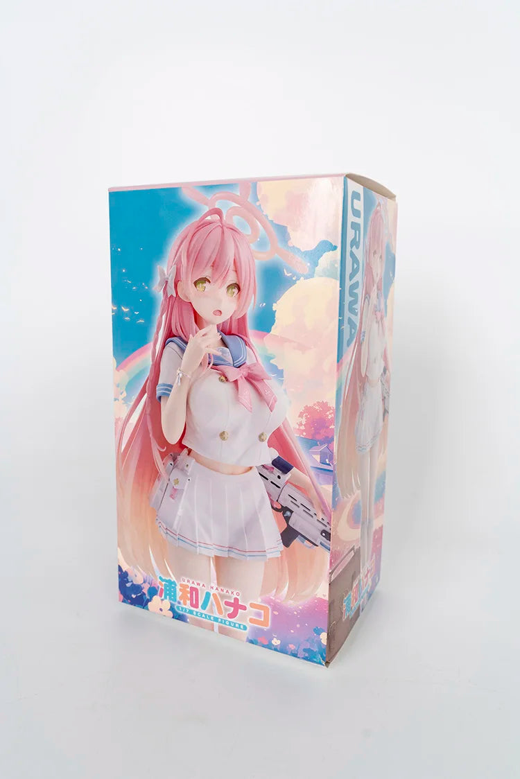 In Stock Blue Archive Urawa Hanako Anime Girl Figure 24cm Urawa Hanako with A Gun Model Ornaments Action Figures Toys Gifts