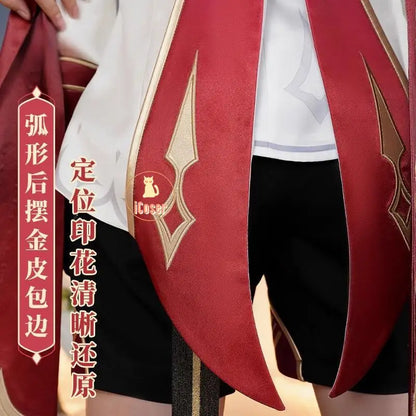 Genshin Impact Dahlia Cosplay Costume Wig New Skins Uniform Hat Goth Vampire Heterochromia Boy Mondstadt Halloween for Women Men