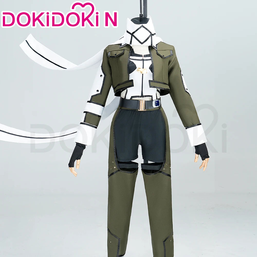 Asada Shino Cosplay Costume Anime Sword Art Online Cosplay SAO【S-2XL】DokiDoki-N Shino Asada Cosplay Women Costume Plus Size