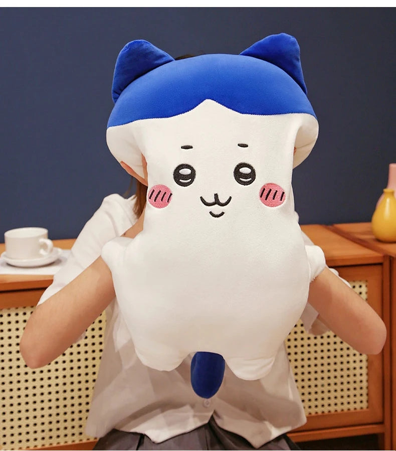 Very Soft Chiikawa Hachiware Usagi Back Cushion Big Size Cuddly Pillow Cartoon Stuffed Anime Sofa Bed Cushion Home Decor Gifts