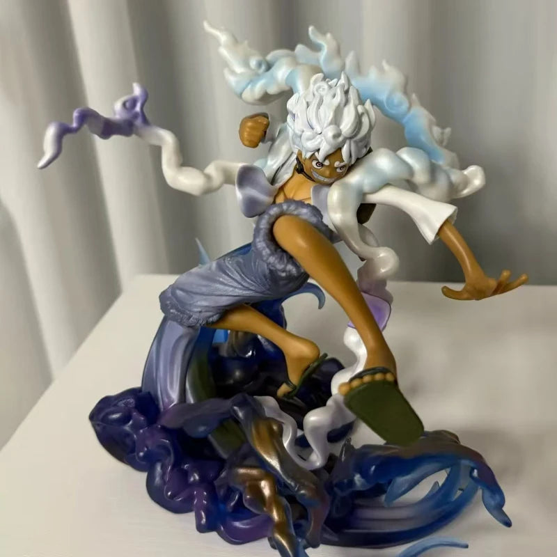 One Piece Lffy Anime Figure Gear 5 Luffy Action Figurine Sun God Nika Luffy Statue PVC Statue Model Doll Collection Toy Gifts