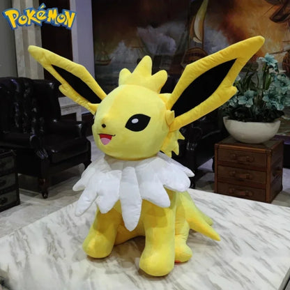 100CM Pokémon Jolteon Plushies Cartoon Anime Stuffed Kawaii Ornament Comfortable Soft Doll Big Size Children Toy Peluche Gift