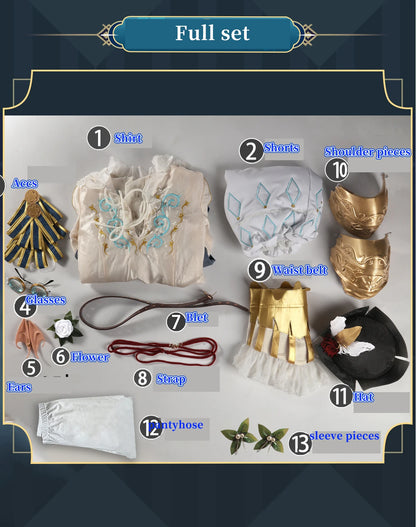 UWOWO Collab Series: Game Identity V Grave Keeper Half-Elf Knight Cosplay Costume