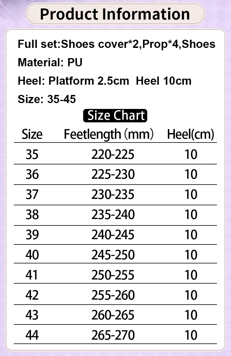 UWOWO Herta Shoes Boots Game Honkai Star Rail The Herta Witch Cosplay Shoes Boots with Accessory lloween Shoes