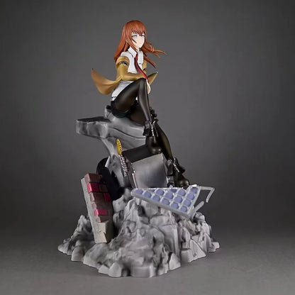 Makise Kurisu Anime Figure Beauty Model Fate Stone Gate Game Collect Gifts Desktop Decorations Fan Gifts 25.5cm ornament