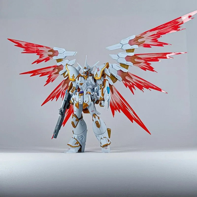 HG 1/144 Seed Freedom Black Knight Squad Model Kit with Light Wings Water Stickers Action Figures Assembled Collectible
