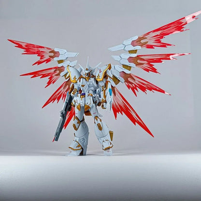 HG 1/144 Seed Freedom Black Knight Squad Model Kit with Light Wings Water Stickers Action Figures Assembled Collectible