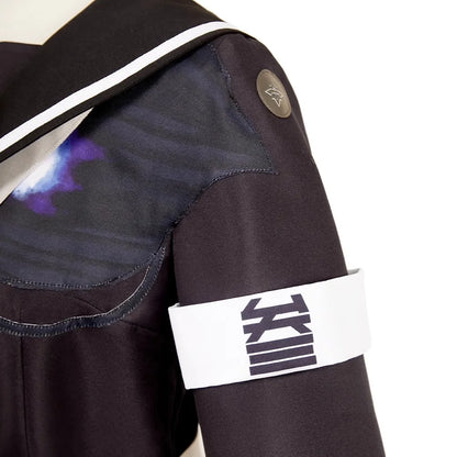 Darumi Amemiya Cosplay Costume Wig The Hundred Line Battle Uniform Headwear Last Defense Academy Halloween Women Girls Carnival