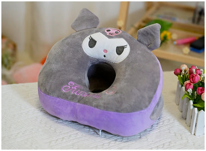 Cute My Melody Kuromi Nap Pillow Lovely Hollow Hand Rests Office Classroom StellaLou Cinnamoroll Pillow Cushion Gifts Washable