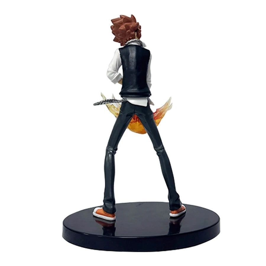 19cm Katekyou Hitman REBORN! Anime Figure Sawada Tsunayoshi Action Figure Standing Handsome Man Figurine PVC Collection Doll Toy