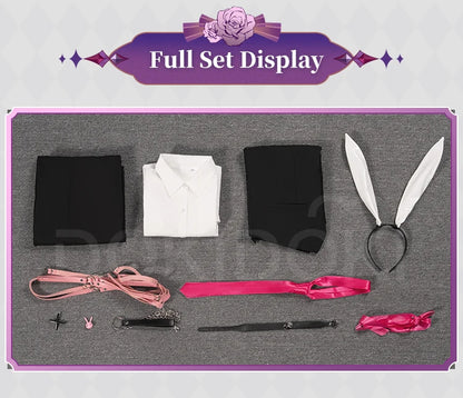 IN STOCK Mikuu Doujin Cosplay Costume【S-3XL】DokiDoki-R Mikku Rabbit Hole Cosplay Costume Men Ver Halloween