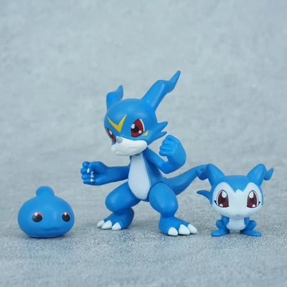 Digimon Veemon Figure Digimon Adventure 02 Anime Figure Chicomon Chibimon Figures Pvc Model Statue Collection Birthday Gift