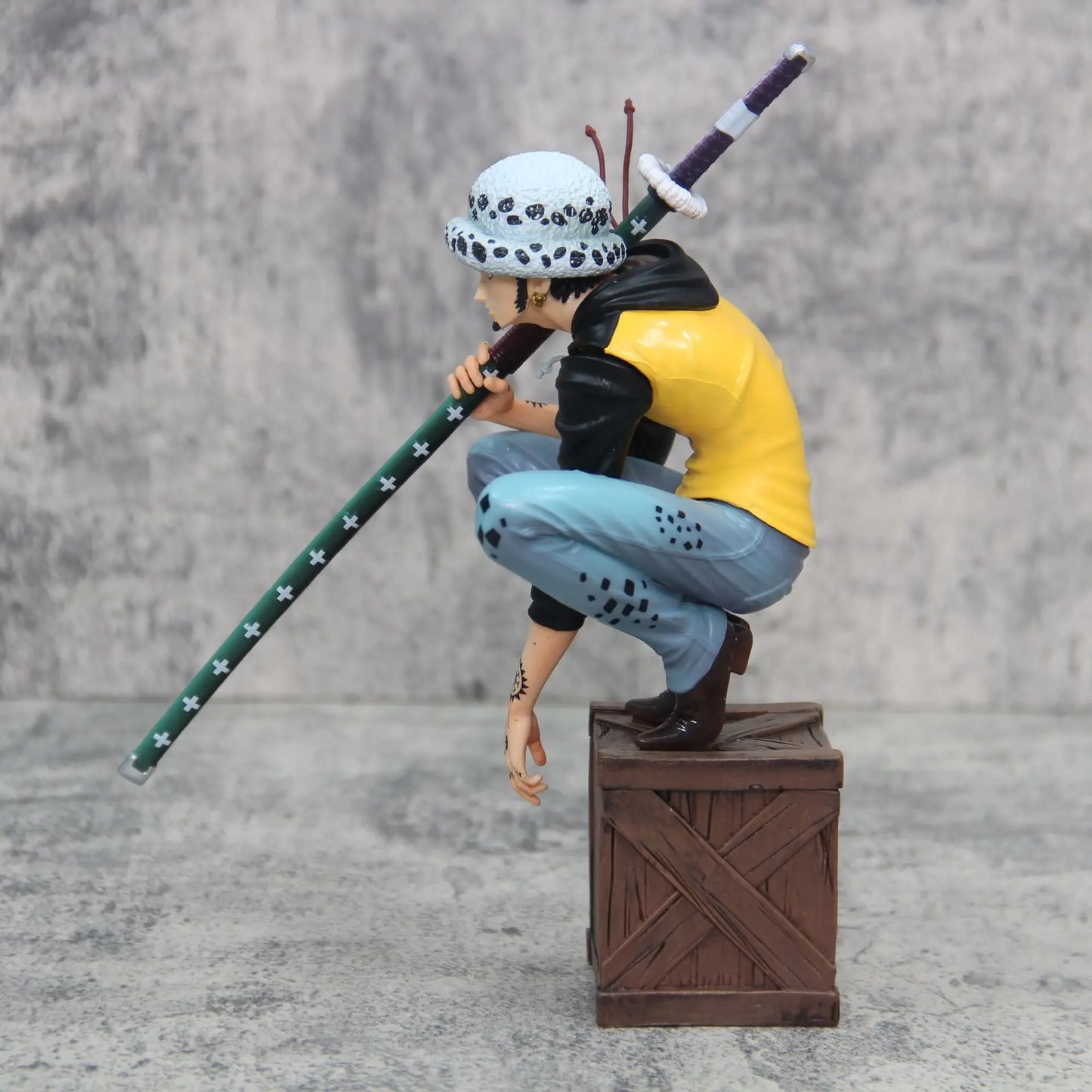 21cm One Piece Figures Trafalgar D. Water Law Action Figures Anime Pvc Model Statue Ornamen Collection Decoration Toys Gifts