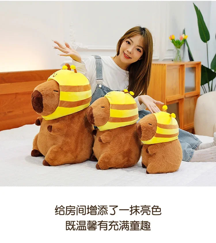 50cm Capybara Plush Simulation Capibara Anime Fluffty Toy Cute Doll Stuffed Animals Soft Doll Plush  Children's Birthday Gifts