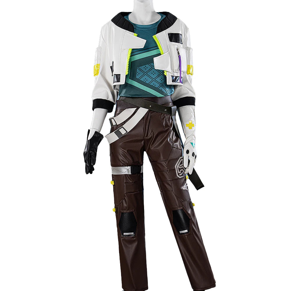 Deadlock Cosplay Costume Game Cosplay【S-2XL】DokiDoki-R Deadlock Men Suit Costume Halloween Cosplay Plus Size