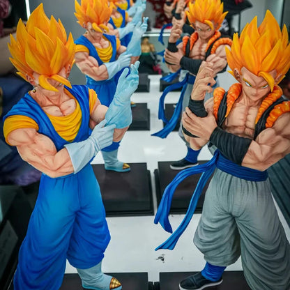 Jt Statue Gogeta Vegetto Figure Dragon Ball Jt Vegetto Gogeta Statue with Base Super Saiyan Action Figures Collection Model Toys