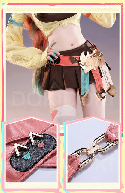 IN STOCK Varesa Cosplay Costume Game Genshin Impact【S-5XL】DokiDoki-SR Women Cute Halloween Cosplay Varesa Wig Plus Size