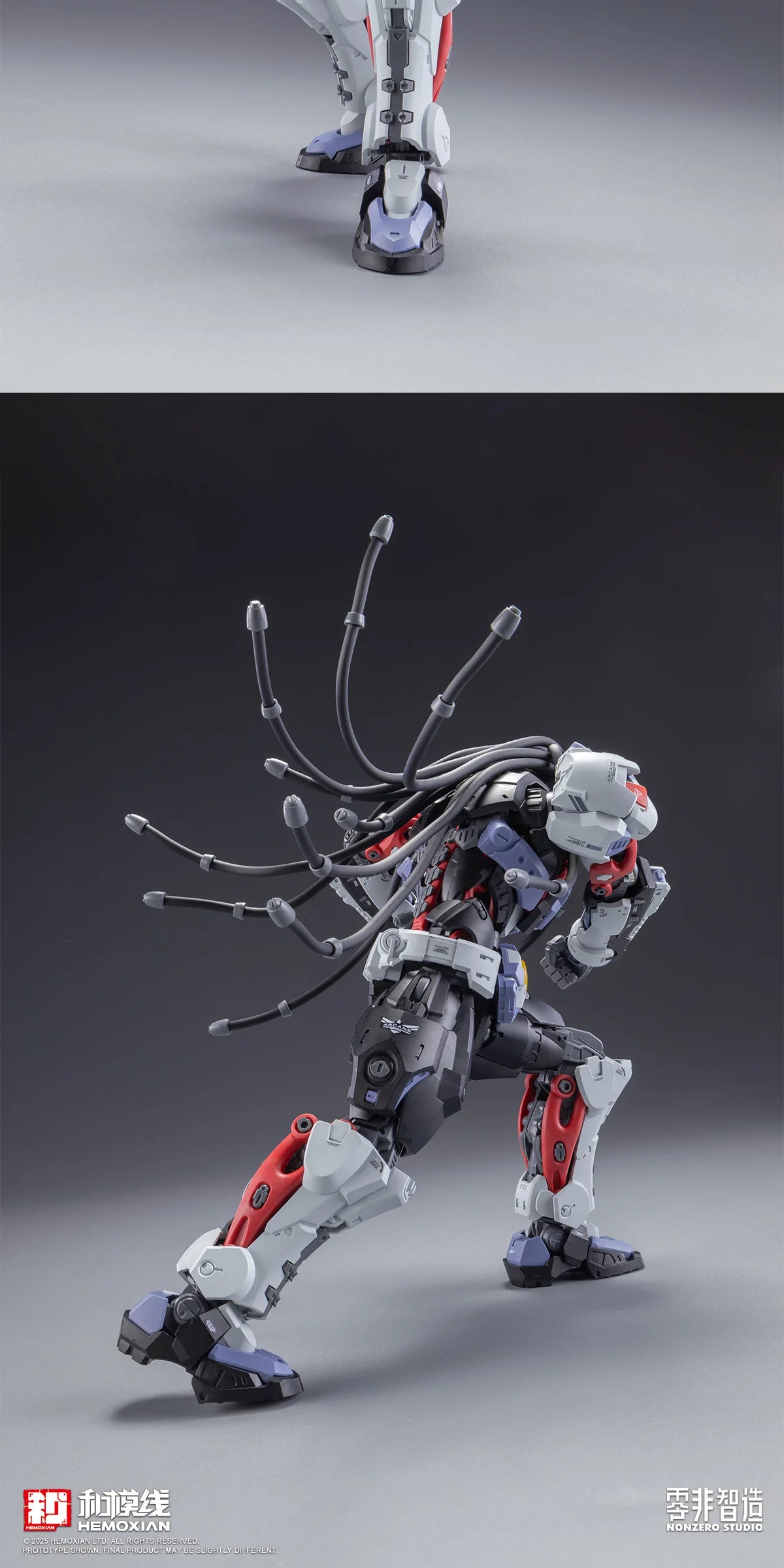 HEMOXIAN OVER ZERO 1/10 Vol.3 Boxer BAKI Assembly Model Kit Robot Action Figure PVC Toy Halloween Gift