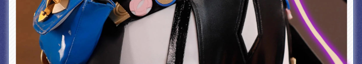 Honkai Star Rail Cipher Cosplay Costume Wig Dress Cifera Tail Amphoreus Luminous Props Halloween Party Women Girls Metal Props