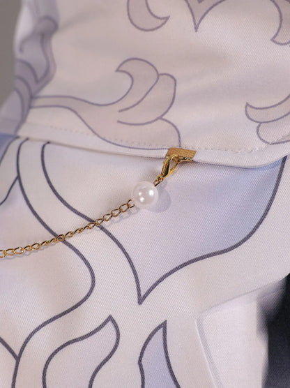 Honkai Star Rail Constance The Dahlia Cosplay Costume Wig Dress Uniform Hat Ever-Flame Mansion Halloween Party for Women Girls