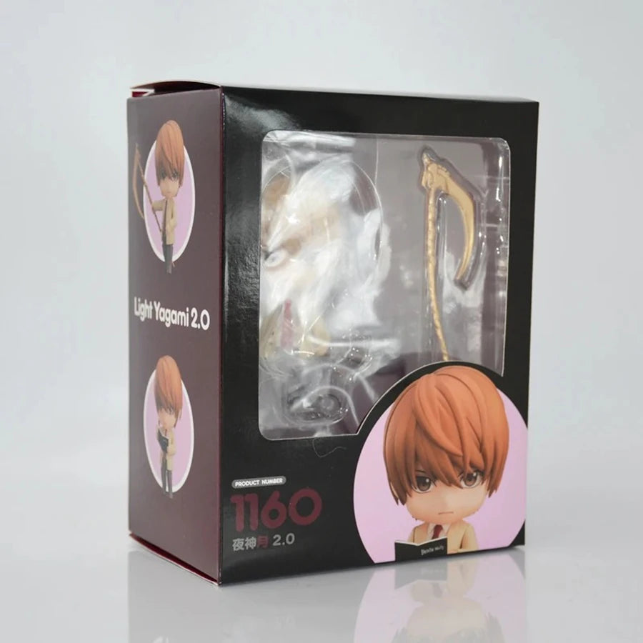10cm Death Note Anime Figure #1160 Yagami Light Action Figure #1200 L Figurine Decorations PVC Adult Collection Model Doll Toys
