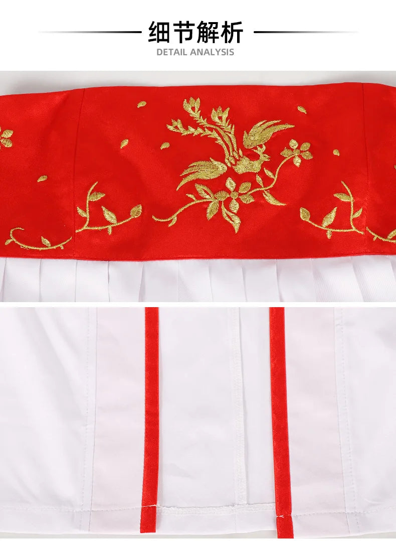 Anime The Apothecary Diaries Maomao Cosplay Costume Red Dress Kusuriya No Hitorigoto Season 2 Halloween Party for Women Girls