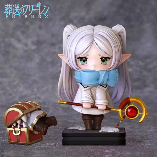 17.5cm Anime Beyond Journey’s End Frieren PVC Action Figure Desktop Ornament Collectible Model Toy Gift