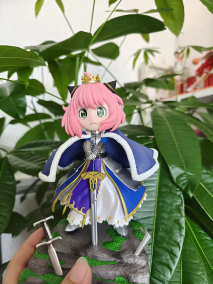 Hot Anime Spy Family Anya Forger Cos Mermaid Ania Hatake Kakashi Figures Cartoon Model Doll Desktop Decoration Statue Kids Toy