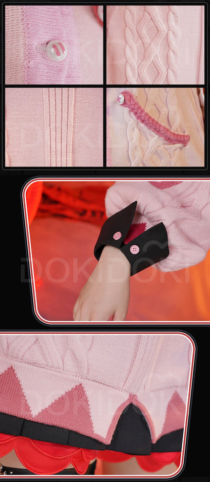 Ukinami Yuzuha Cosplay Costume Game Zenless Zone Zero DokiDoki-R ZZZ Women Cute Sweater Halloween Cosplay