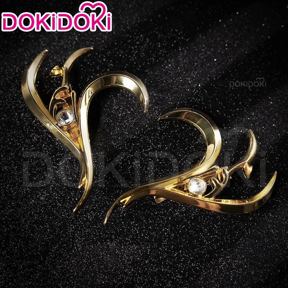 IN STOCK Rumii Miraa Zoeyy Cosplay Earrings DokiDoki Metal Headwear Earrings Rumii Headdress Halloween Cosplay Accessories