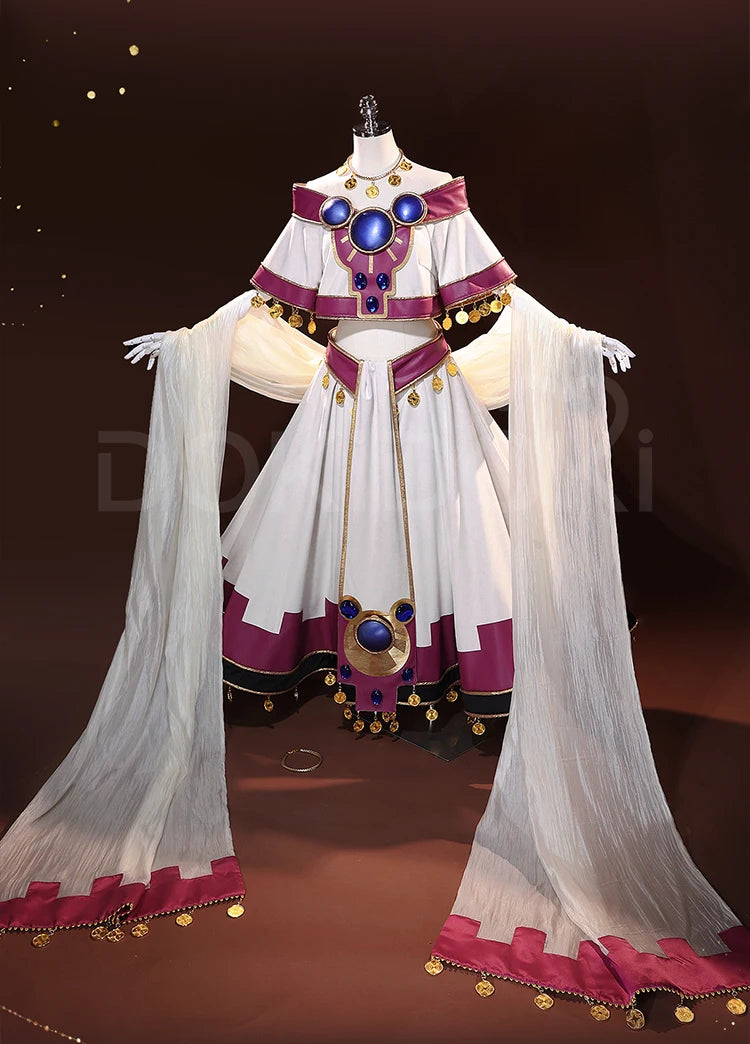 Kinomoto Sakura Cosplay Costume Anime Card Captor Sakura DokiDoki-R Women White Dress Sakura Cosplay Costume Halloween