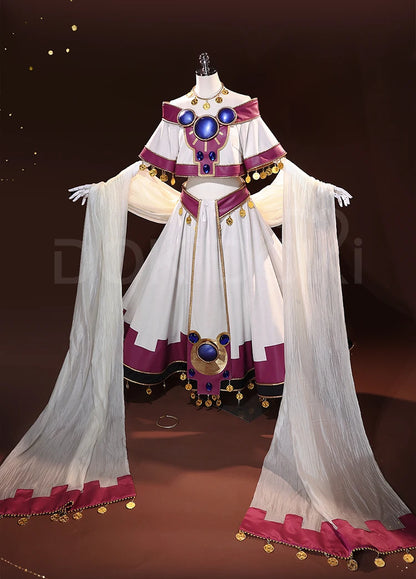 Kinomoto Sakura Cosplay Costume Anime Card Captor Sakura DokiDoki-R Women White Dress Sakura Cosplay Costume Halloween