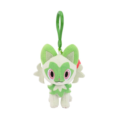 Genuine Pokemon Sprigatito Love Serie Kawaii Plush Stuffed Toy Keychain Backpack Pendant Keyring Doll Birthday Gifts For Kid Boy