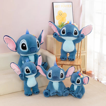 Disney 70cm Large Size Lilo&Stitch Plush Stuffed Doll Cartoon Animal Sleeping  Pillow Room Decoration Softmaterial Toy for Gift