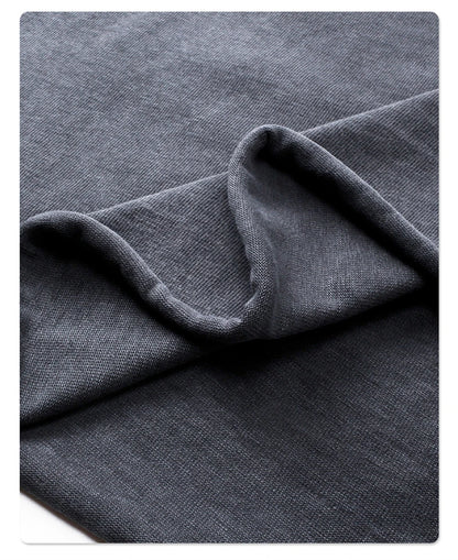 ZODF Retro Autumn Men Washed Cotton T-Shirts Unisex Loose Edge Fake 2-Piece 345gsm Full Sleeve O Neck T Shirt Brand Tops HY0928