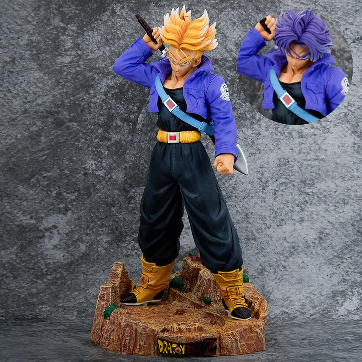 2025 48cm Dragon Ball Z Anime Figurine Trunks Figure Super Saiyan Trunks Pvc Model Statue Doll Collection Decoration Toys Gifts