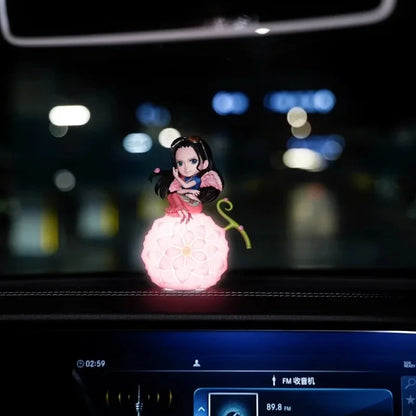 One Piece jimei Devil Fruit Serie Voice-Controlled Night Light Luffy Nico Robin Chopper Portga·D· Ace Anime Figure Desktop Model