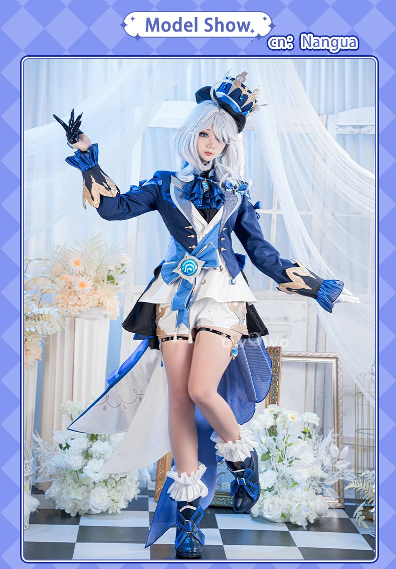 LAST BATCH UWOWO Furina Cosplay Costume GAME Genshin Impact Furina Focalors Hydro Archon Fontaine Rococo Furina Cospaly Outfit