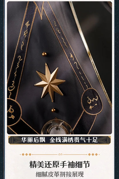 iCoser Honkai Star Rail Anaxa Cosplay Costume Wig Uniform Headwear Metal Prop Anaxagoras Amphoreus Halloween Party for Women Men