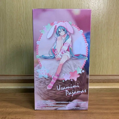 Bandai Hatsune Miku Rabbit Ear Pajamas Ver 11CM PVC Model
