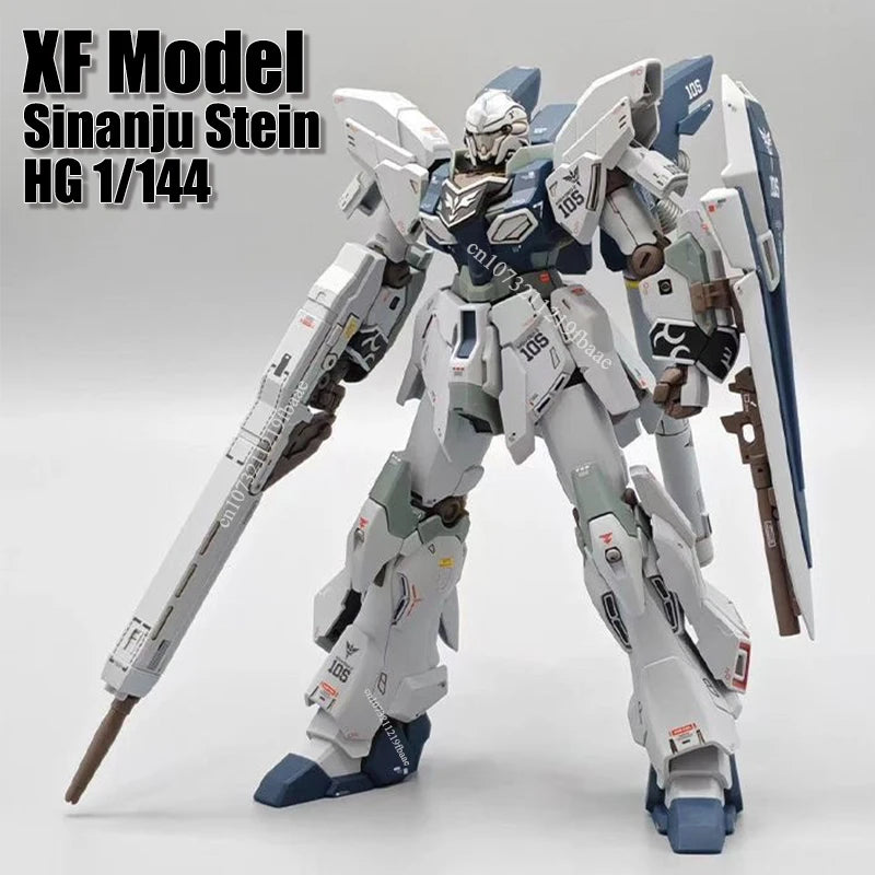In Stock XF Model Sinanju Stein HG 1/144 NT MSN-06S Assembly Model Kit Toy Action Figures Robot Plastic Model Kits Gifts